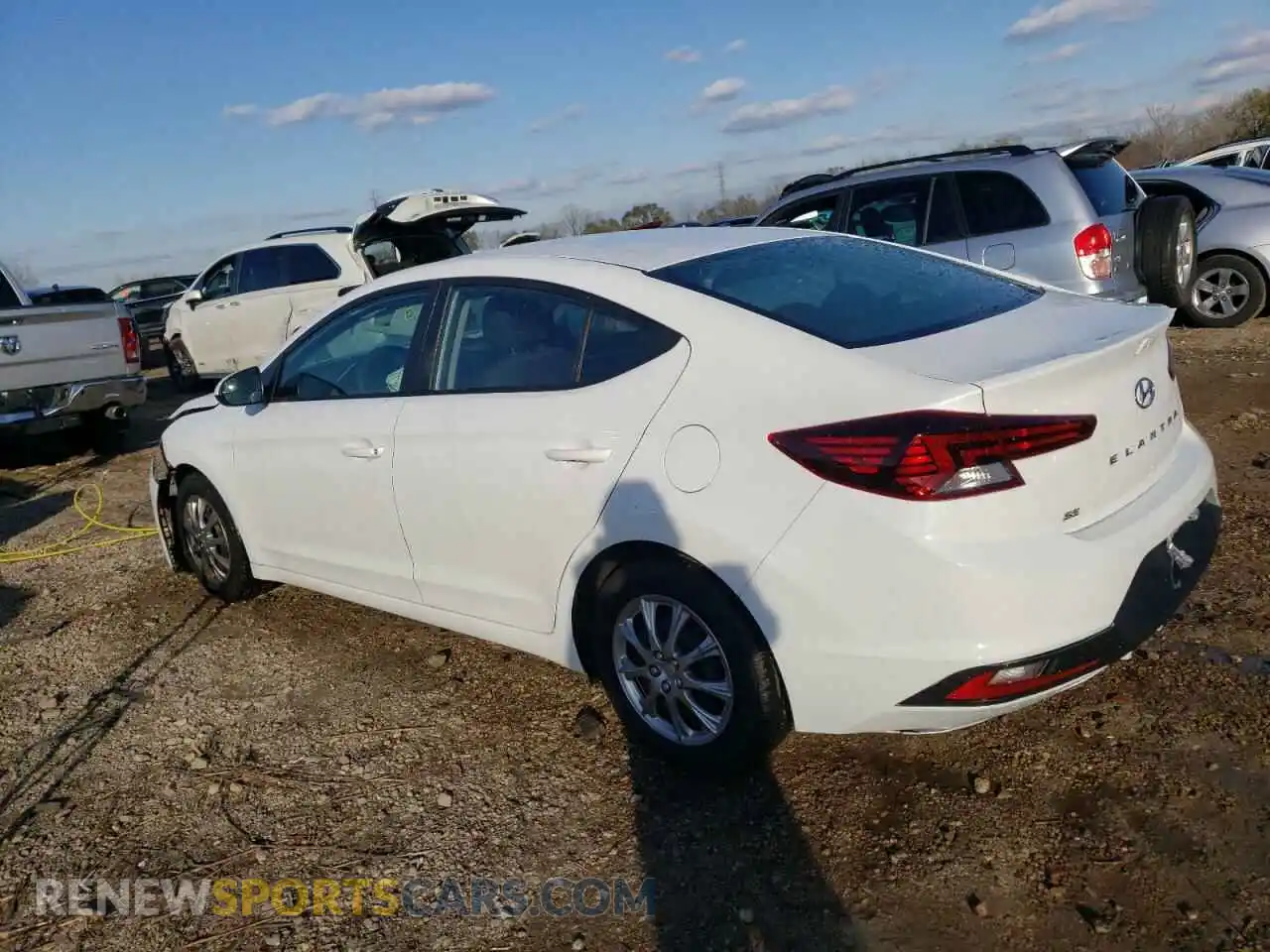 2 fotografías del automóvil dañado 5NPD74LF8LH537680 HYUNDAI ELANTRA 2020