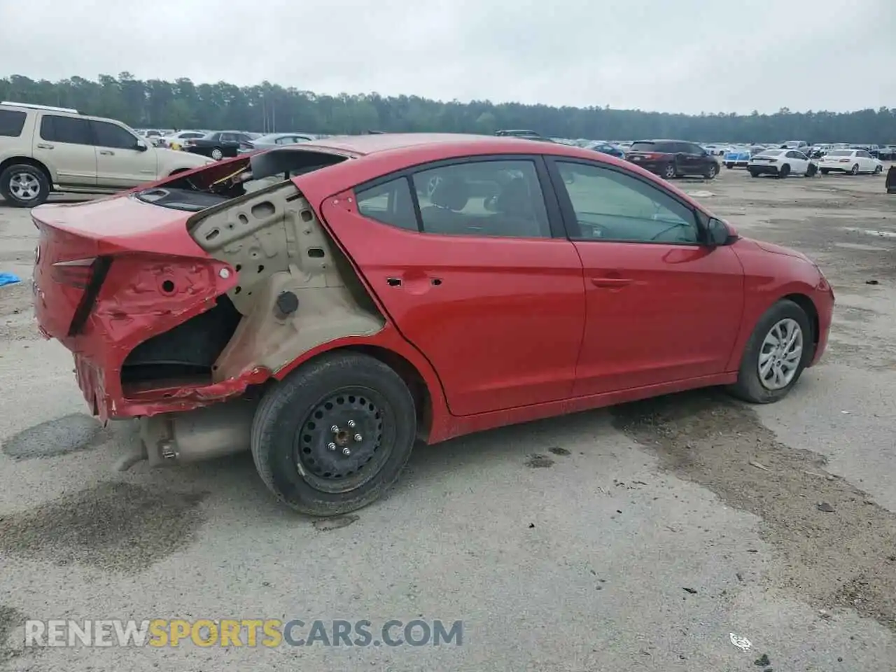3 Photograph of a damaged car 5NPD74LF8LH618002 HYUNDAI ELANTRA 2020