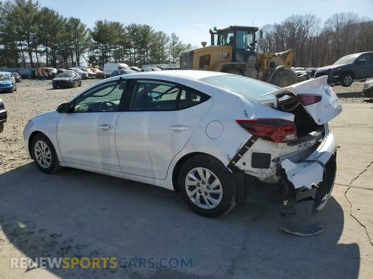2 Photograph of a damaged car 5NPD74LF9LH619403 HYUNDAI ELANTRA 2020