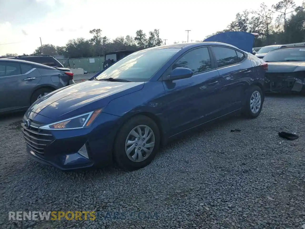 1 Photograph of a damaged car 5NPD74LFXLH509184 HYUNDAI ELANTRA 2020