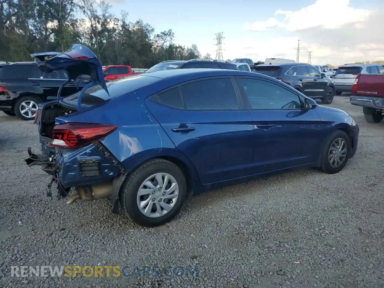 3 Photograph of a damaged car 5NPD74LFXLH509184 HYUNDAI ELANTRA 2020