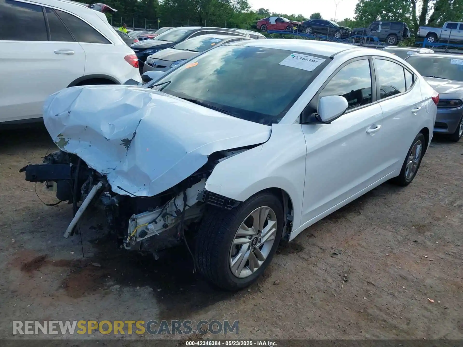 2 Photograph of a damaged car 5NPD84LF0LH515492 HYUNDAI ELANTRA 2020