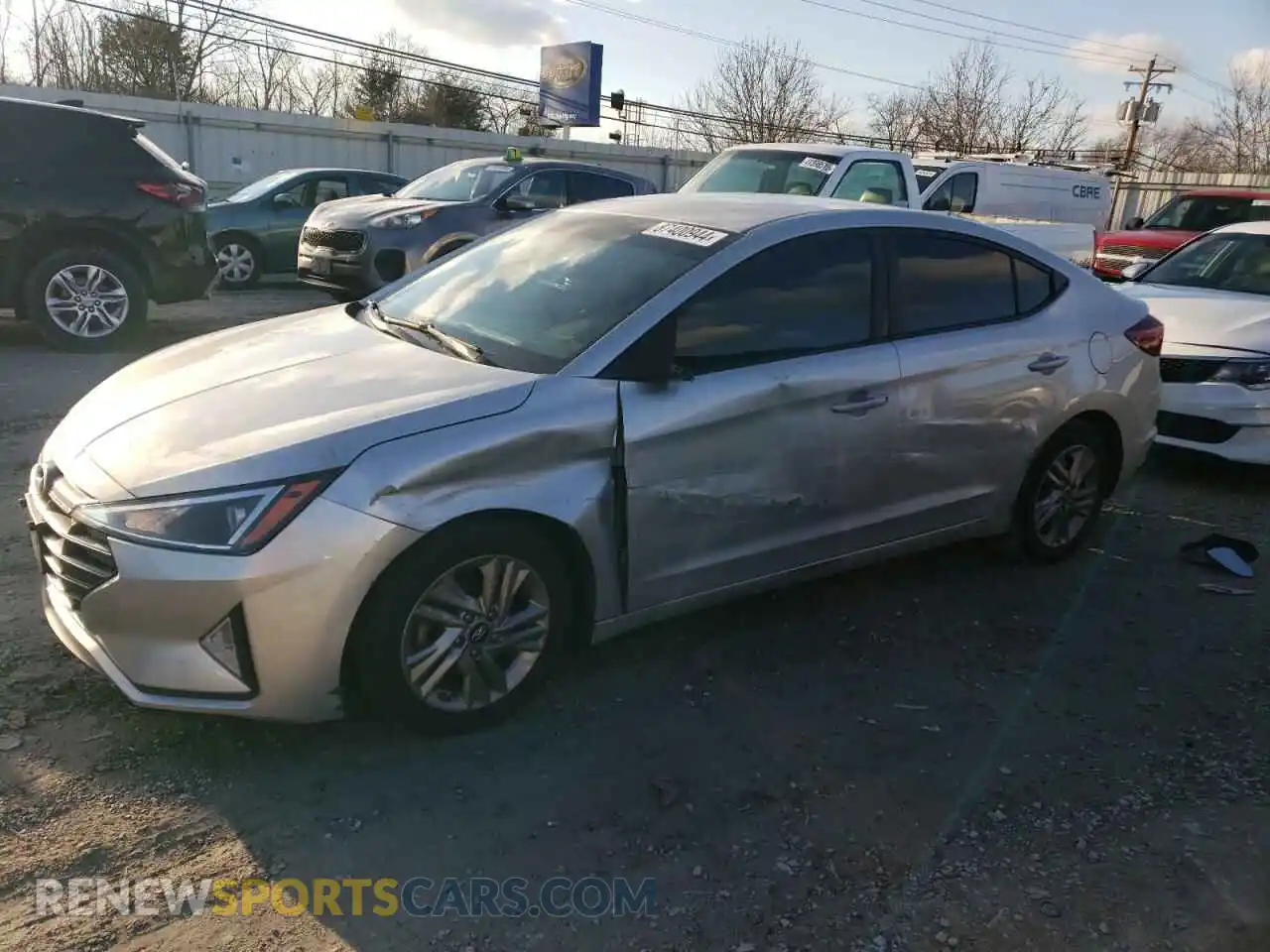 1 Photograph of a damaged car 5NPD84LF0LH525195 HYUNDAI ELANTRA 2020