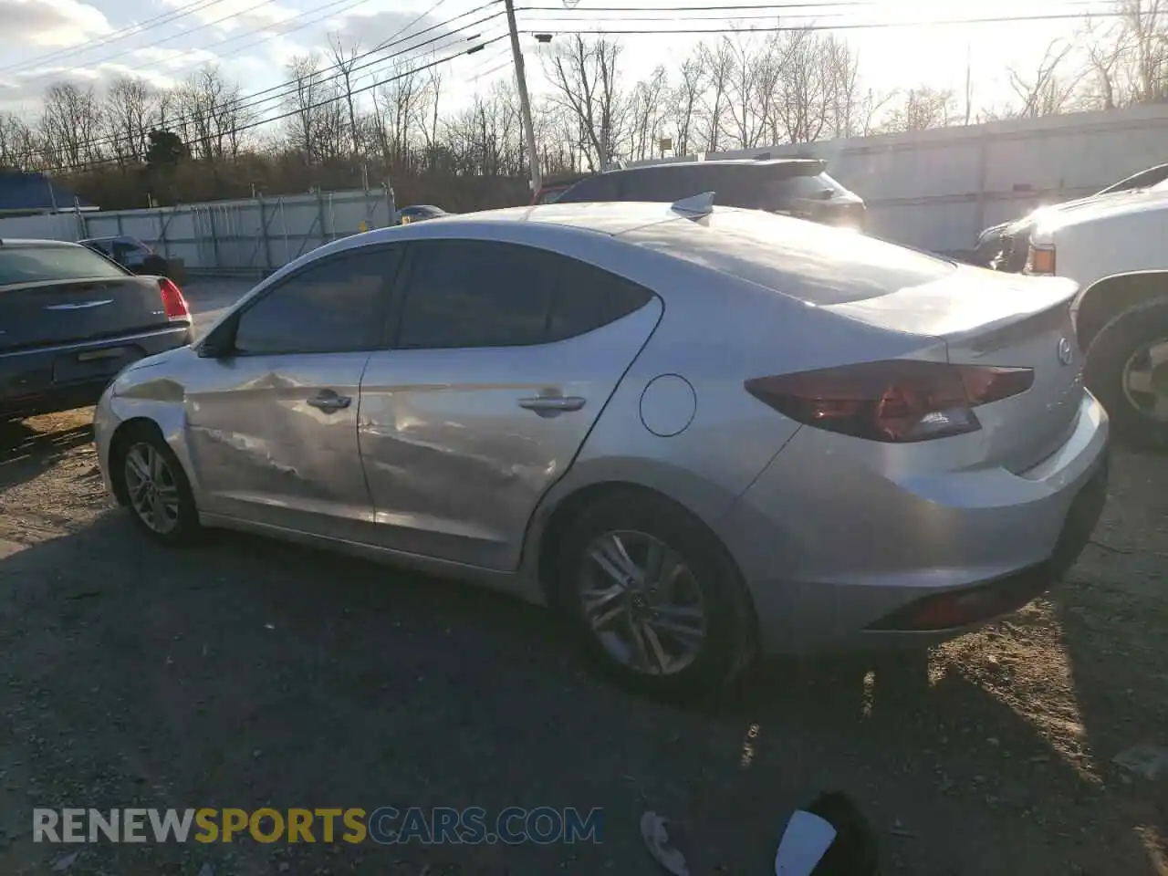 2 Photograph of a damaged car 5NPD84LF0LH525195 HYUNDAI ELANTRA 2020