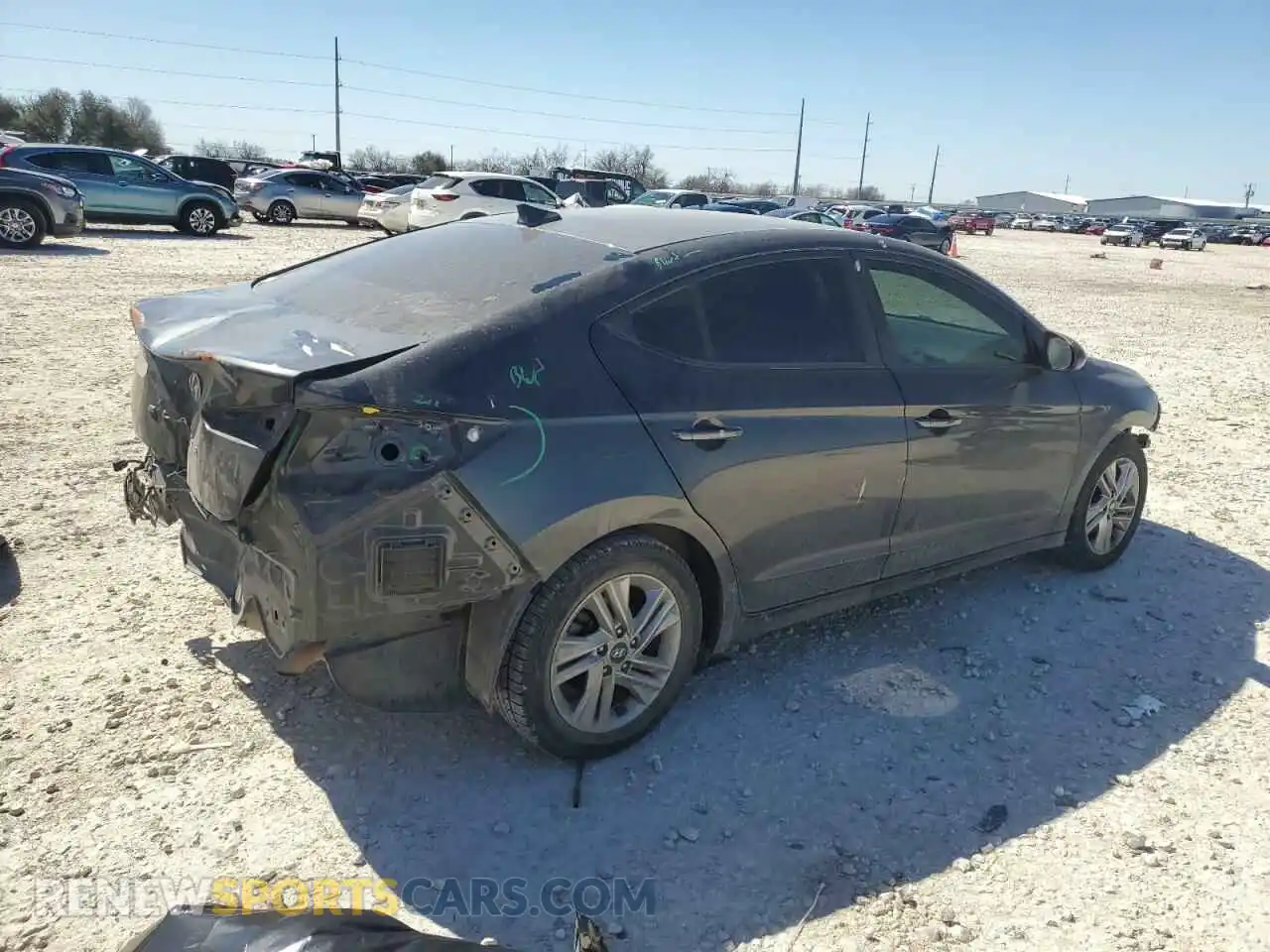 3 Photograph of a damaged car 5NPD84LF0LH550744 HYUNDAI ELANTRA 2020