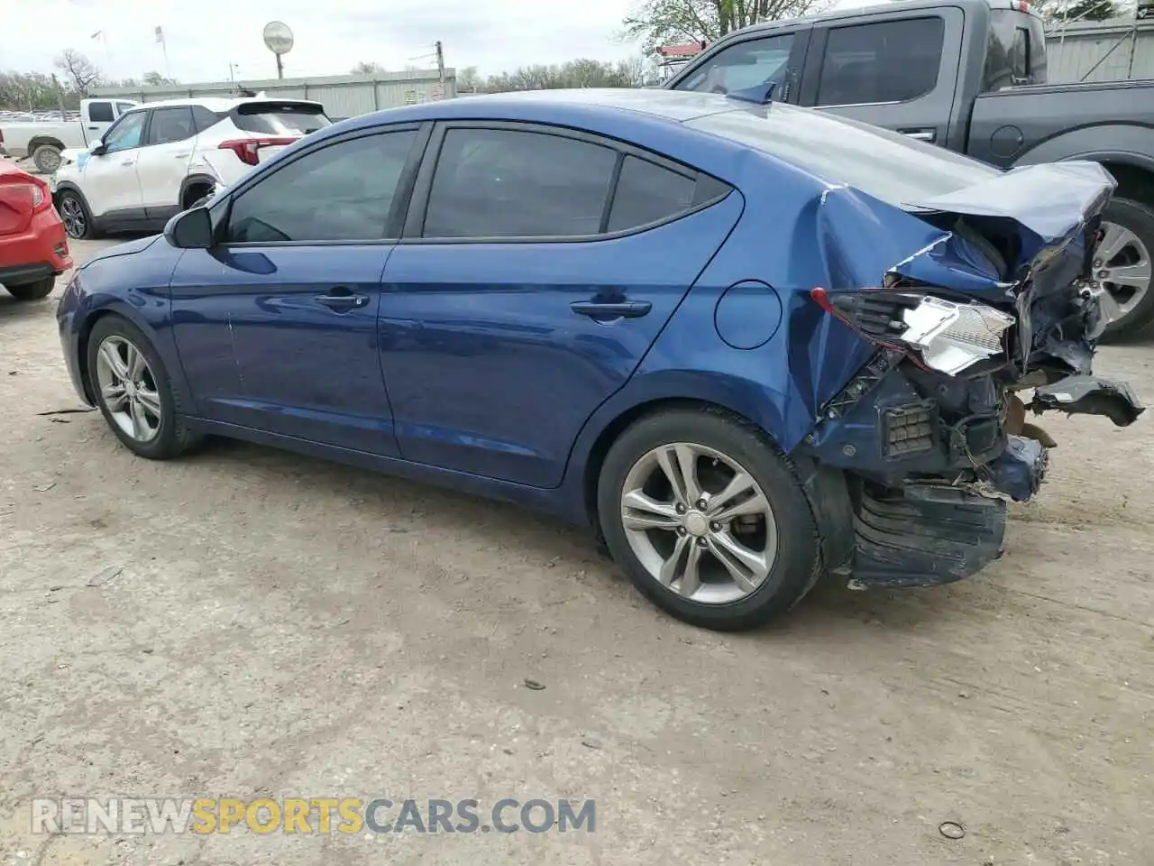 2 Photograph of a damaged car 5NPD84LF0LH553823 HYUNDAI ELANTRA 2020