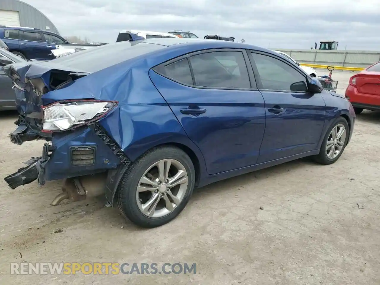 3 Photograph of a damaged car 5NPD84LF0LH553823 HYUNDAI ELANTRA 2020