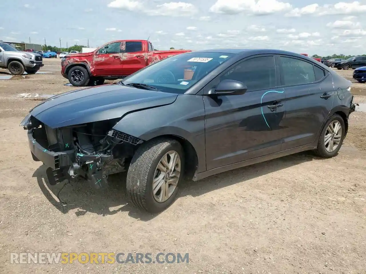 1 fotografías del automóvil dañado 5NPD84LF0LH564708 HYUNDAI ELANTRA 2020