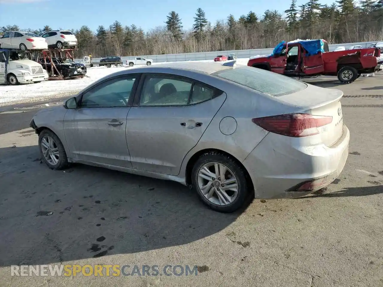 2 Photograph of a damaged car 5NPD84LF0LH569844 HYUNDAI ELANTRA 2020