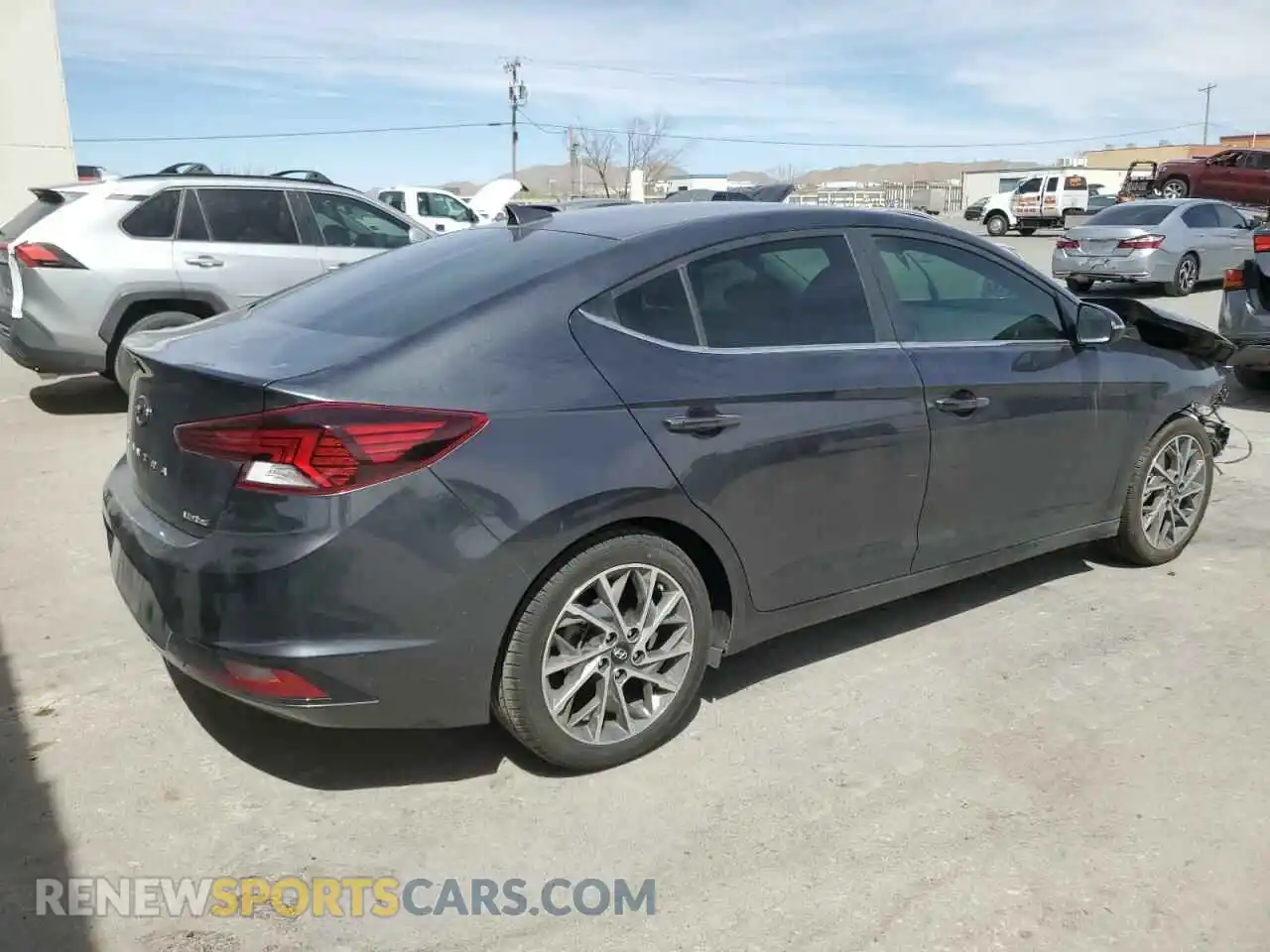 3 Photograph of a damaged car 5NPD84LF0LH577006 HYUNDAI ELANTRA 2020