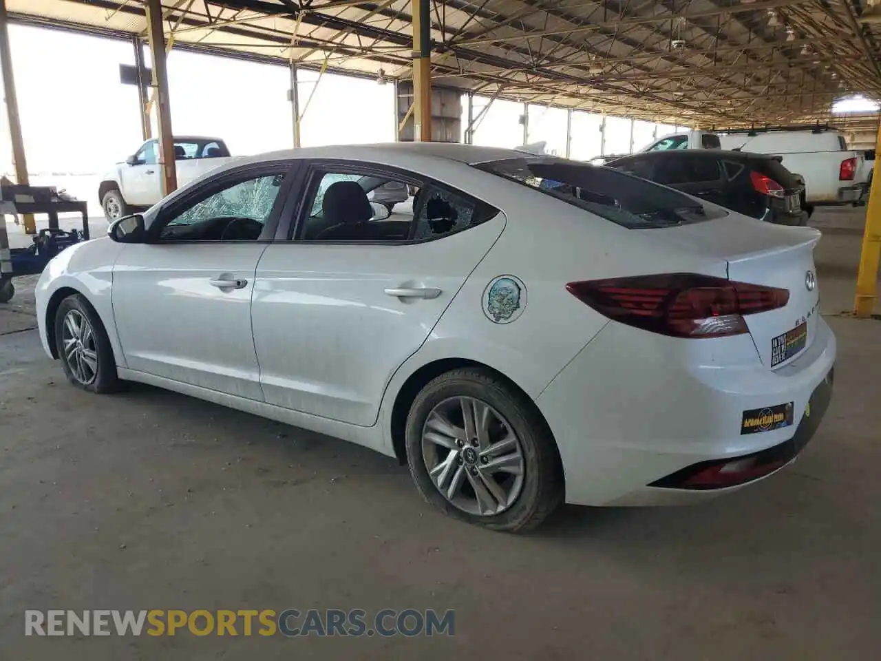 2 Photograph of a damaged car 5NPD84LF0LH582299 HYUNDAI ELANTRA 2020