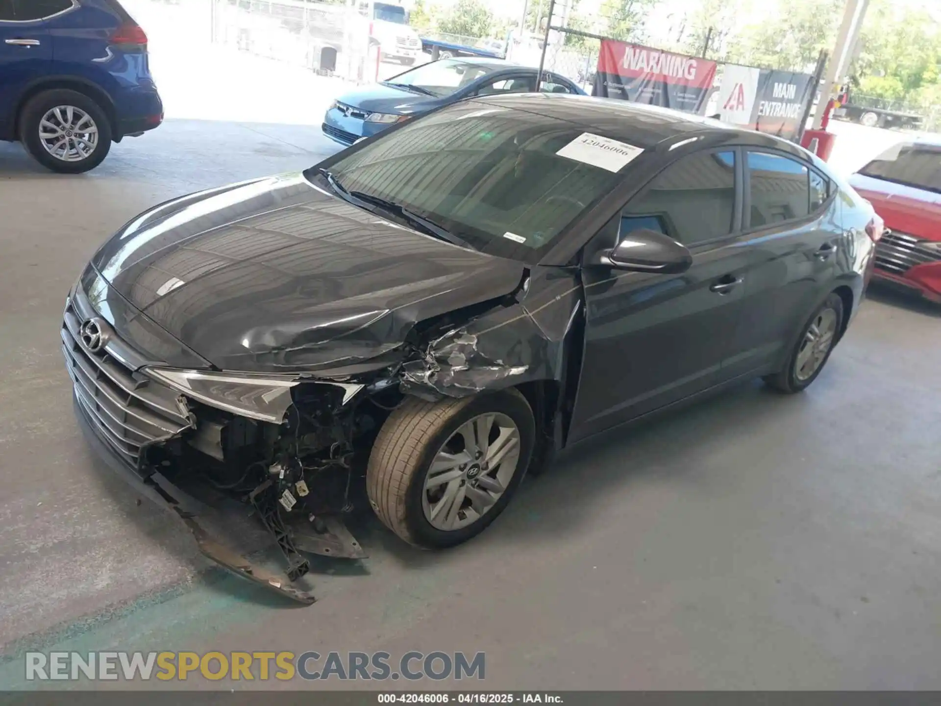 2 Photograph of a damaged car 5NPD84LF0LH604124 HYUNDAI ELANTRA 2020