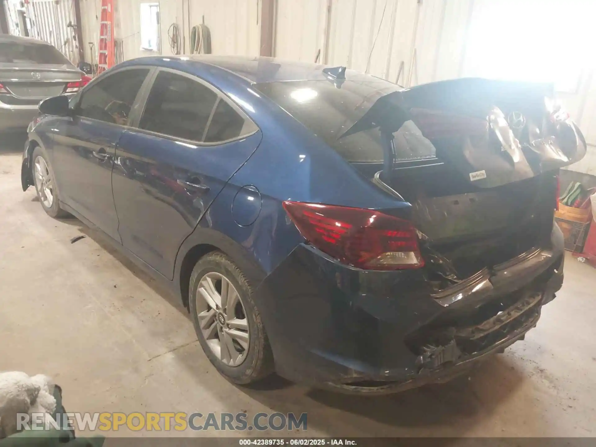 3 Photograph of a damaged car 5NPD84LF0LH621053 HYUNDAI ELANTRA 2020