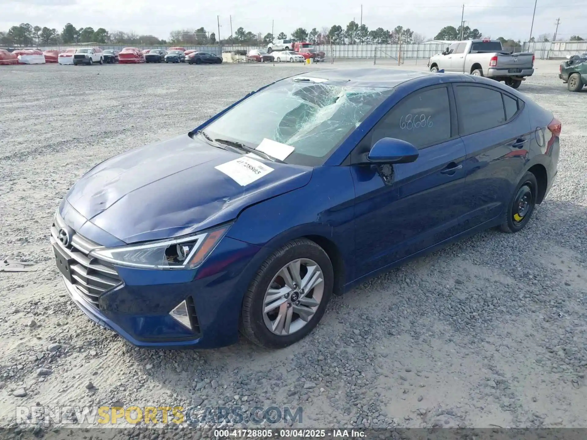 2 fotografías del automóvil dañado 5NPD84LF0LH625751 HYUNDAI ELANTRA 2020