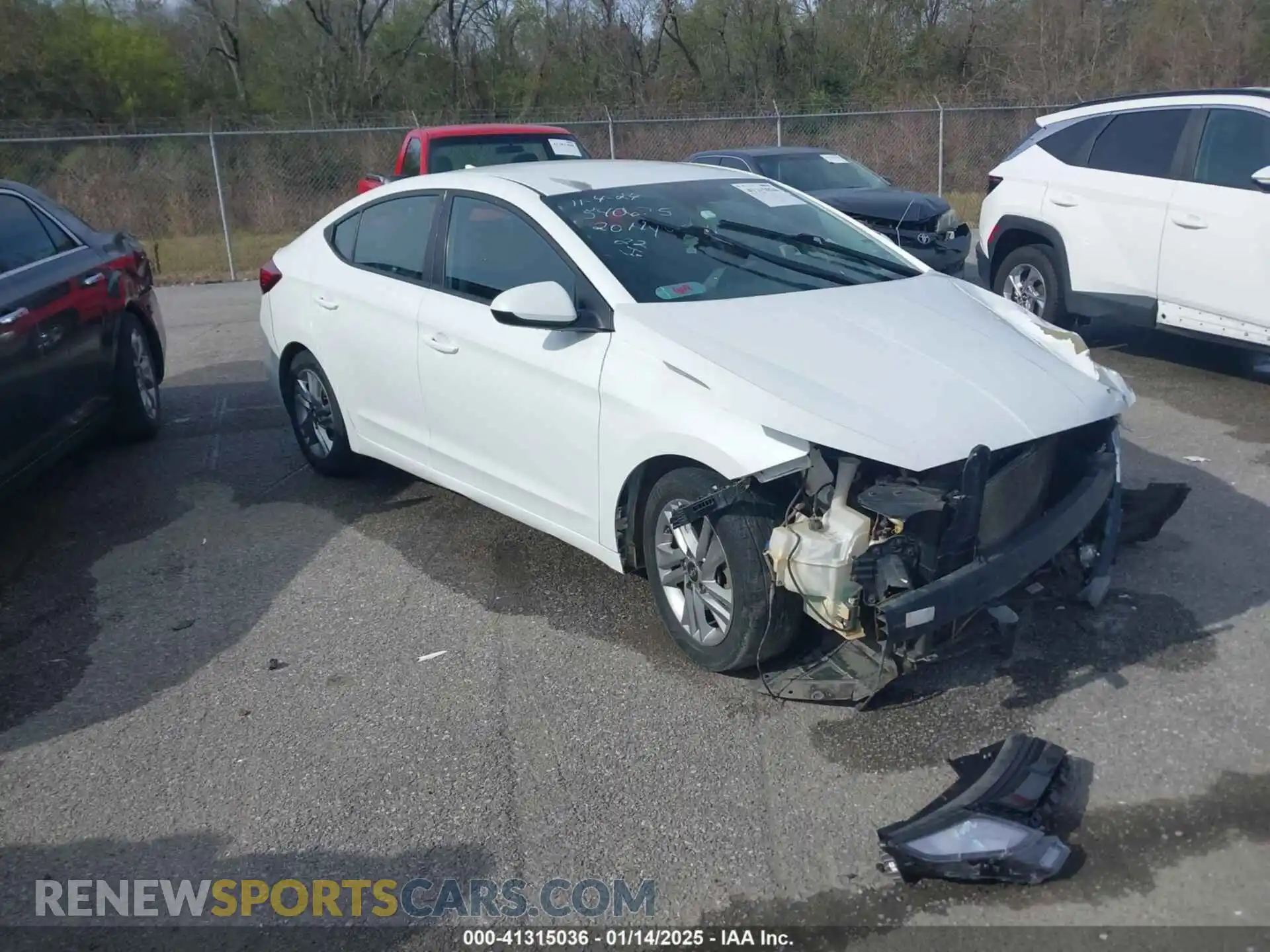 1 Photograph of a damaged car 5NPD84LF1LH540675 HYUNDAI ELANTRA 2020