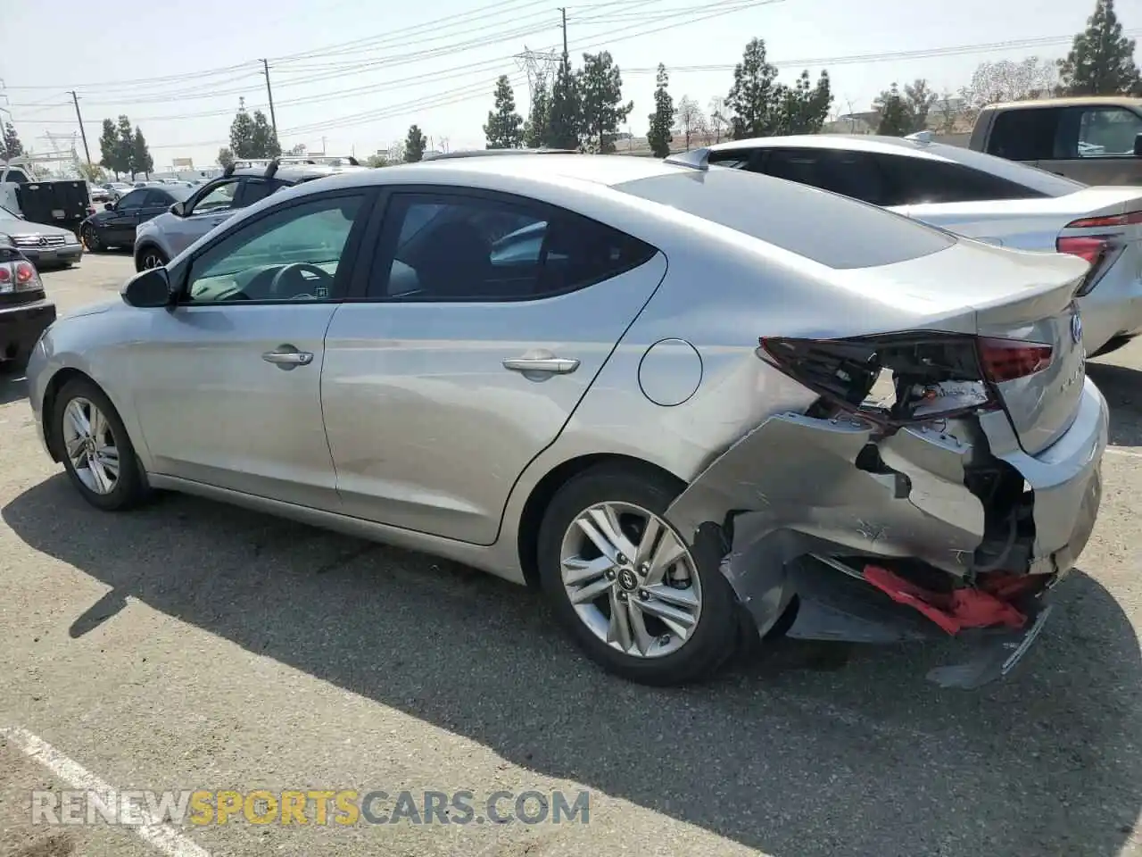 2 Photograph of a damaged car 5NPD84LF1LH610787 HYUNDAI ELANTRA 2020