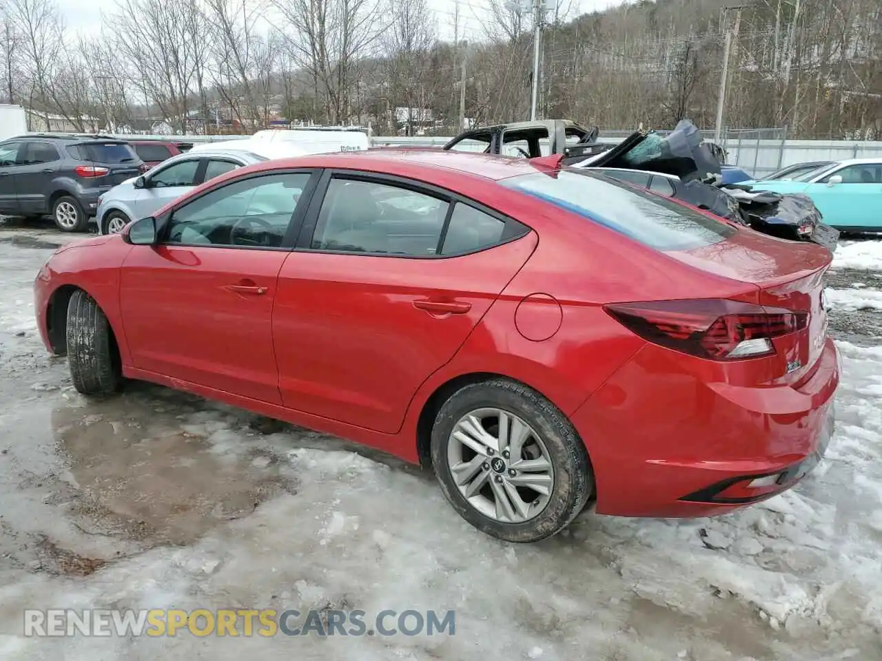 2 fotografías del automóvil dañado 5NPD84LF1LH620445 HYUNDAI ELANTRA 2020