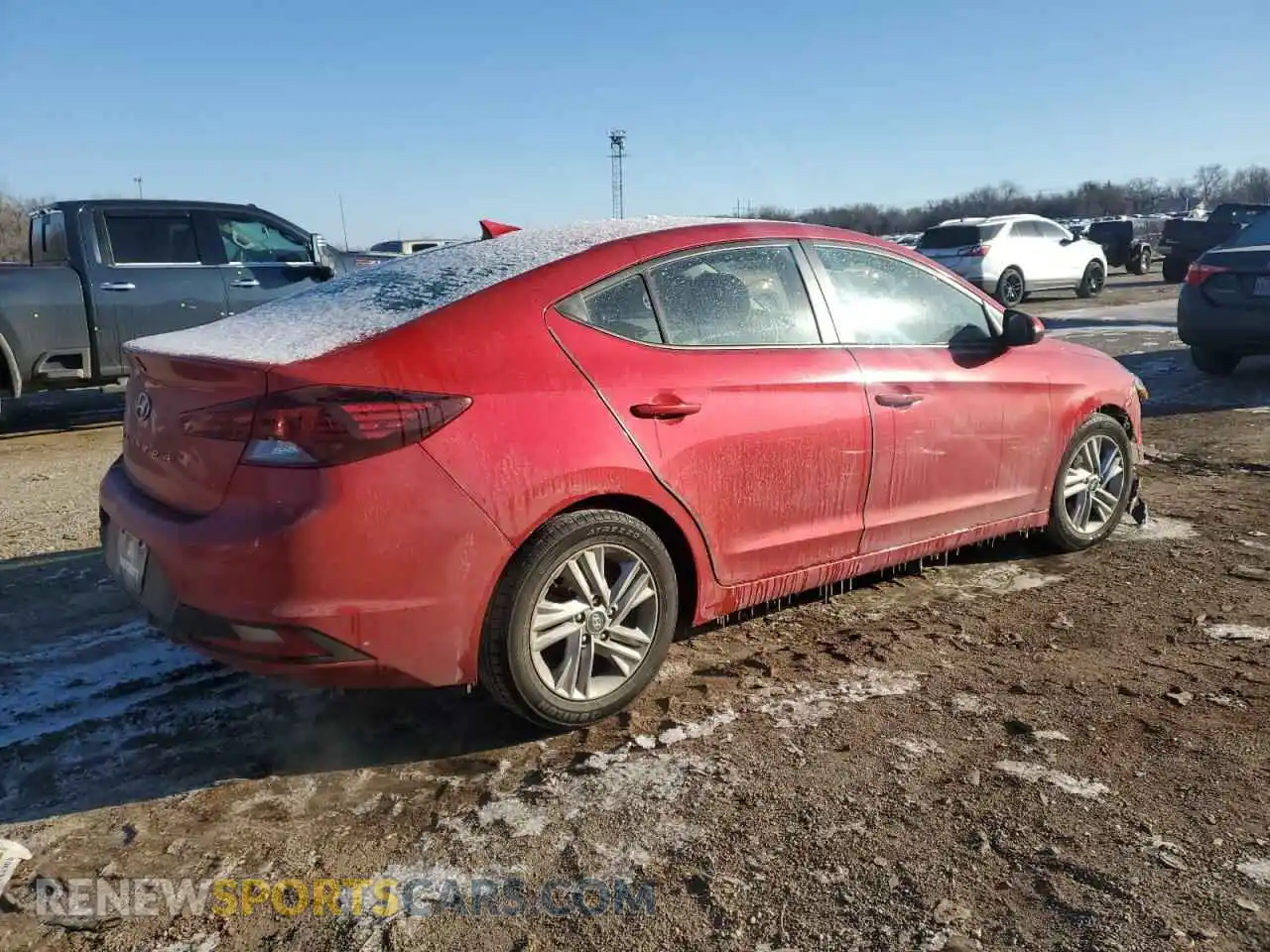 3 Photograph of a damaged car 5NPD84LF1LH625967 HYUNDAI ELANTRA 2020