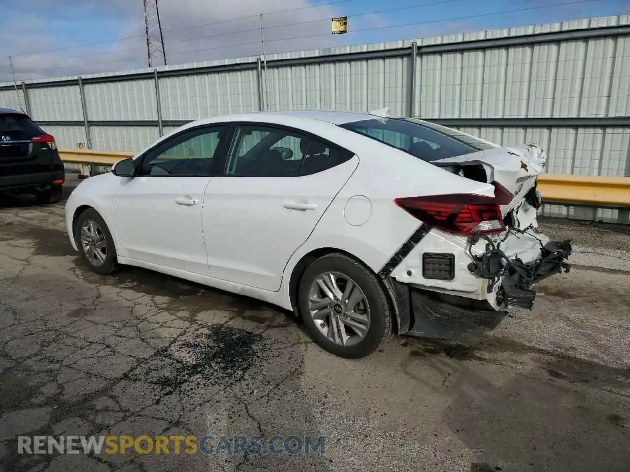 2 Photograph of a damaged car 5NPD84LF1LH626603 HYUNDAI ELANTRA 2020