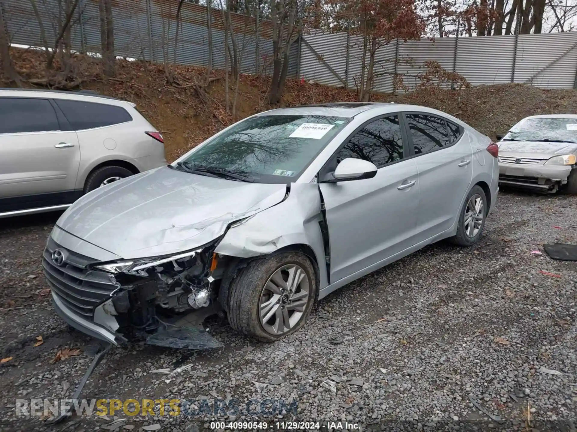 2 Photograph of a damaged car 5NPD84LF2LH522539 HYUNDAI ELANTRA 2020