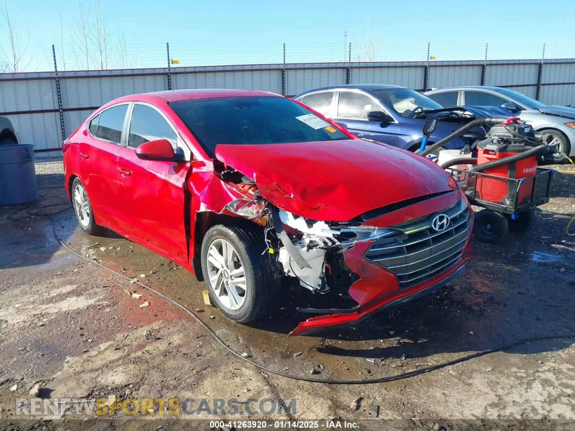 1 Photograph of a damaged car 5NPD84LF2LH563530 HYUNDAI ELANTRA 2020