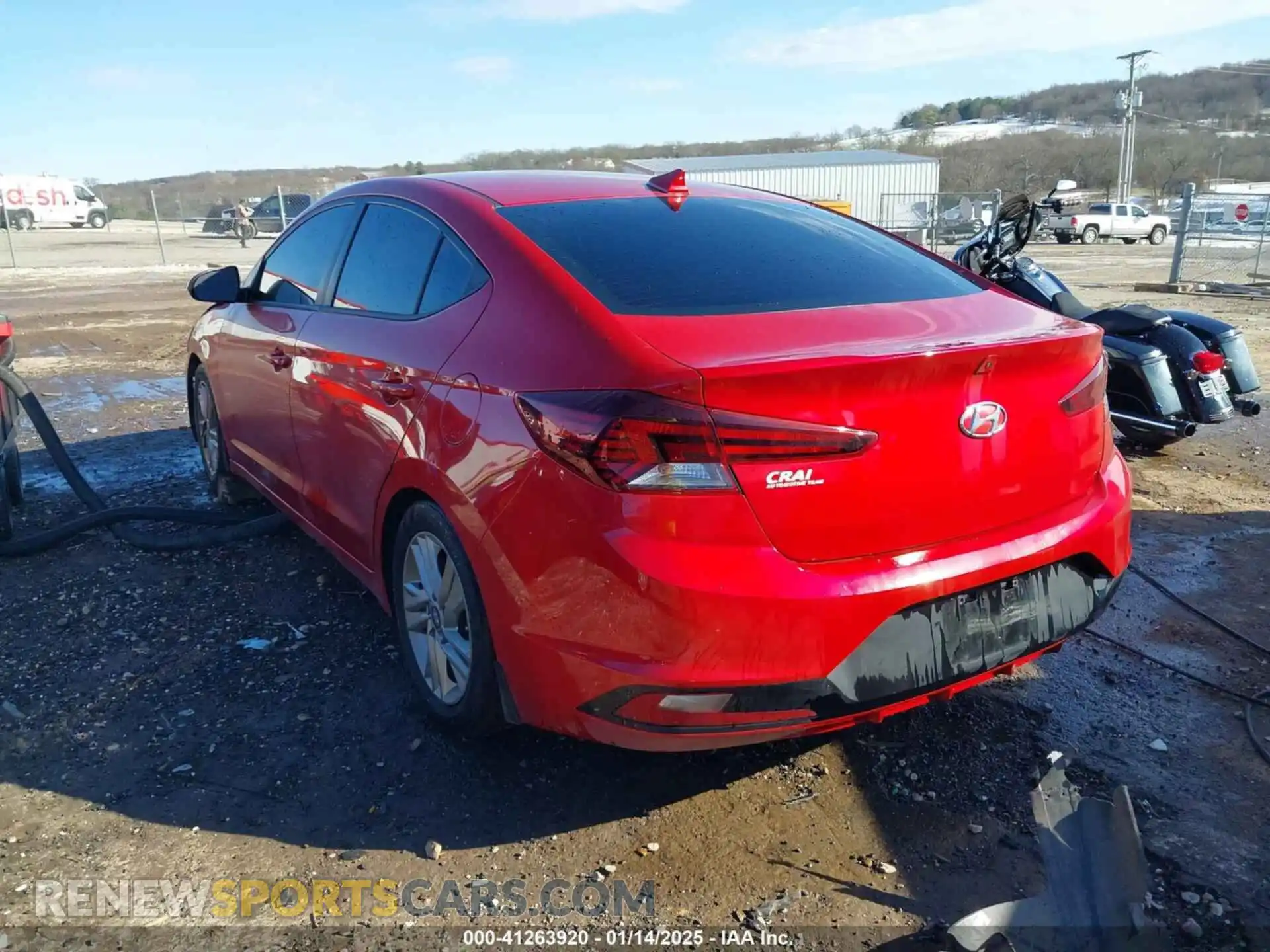 3 Photograph of a damaged car 5NPD84LF2LH563530 HYUNDAI ELANTRA 2020