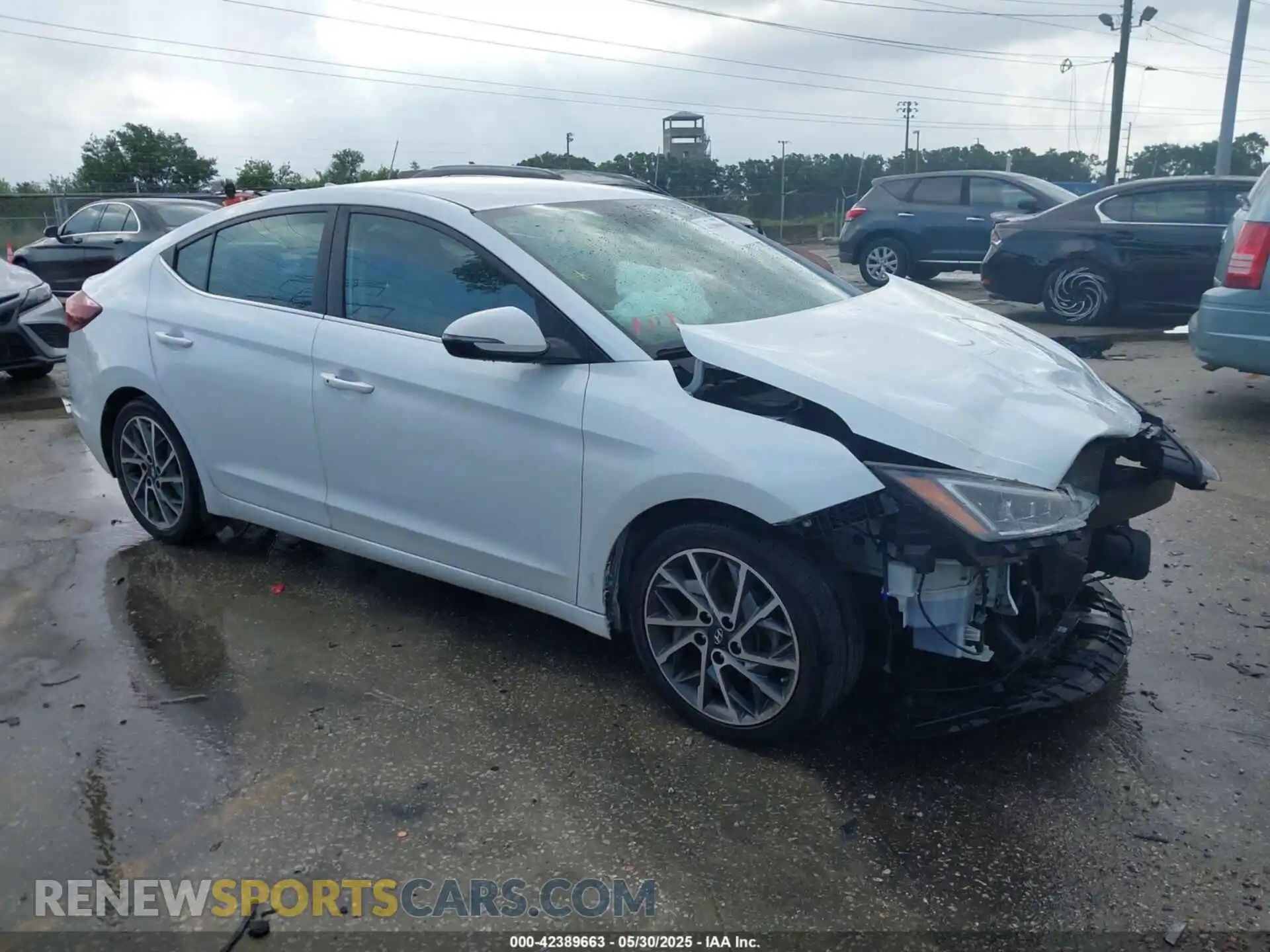 1 Photograph of a damaged car 5NPD84LF2LH584331 HYUNDAI ELANTRA 2020
