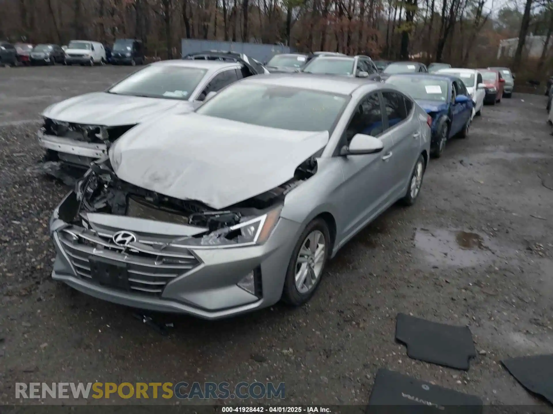 2 Photograph of a damaged car 5NPD84LF2LH585950 HYUNDAI ELANTRA 2020