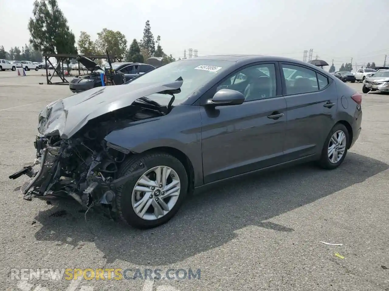 1 Photograph of a damaged car 5NPD84LF2LH591246 HYUNDAI ELANTRA 2020