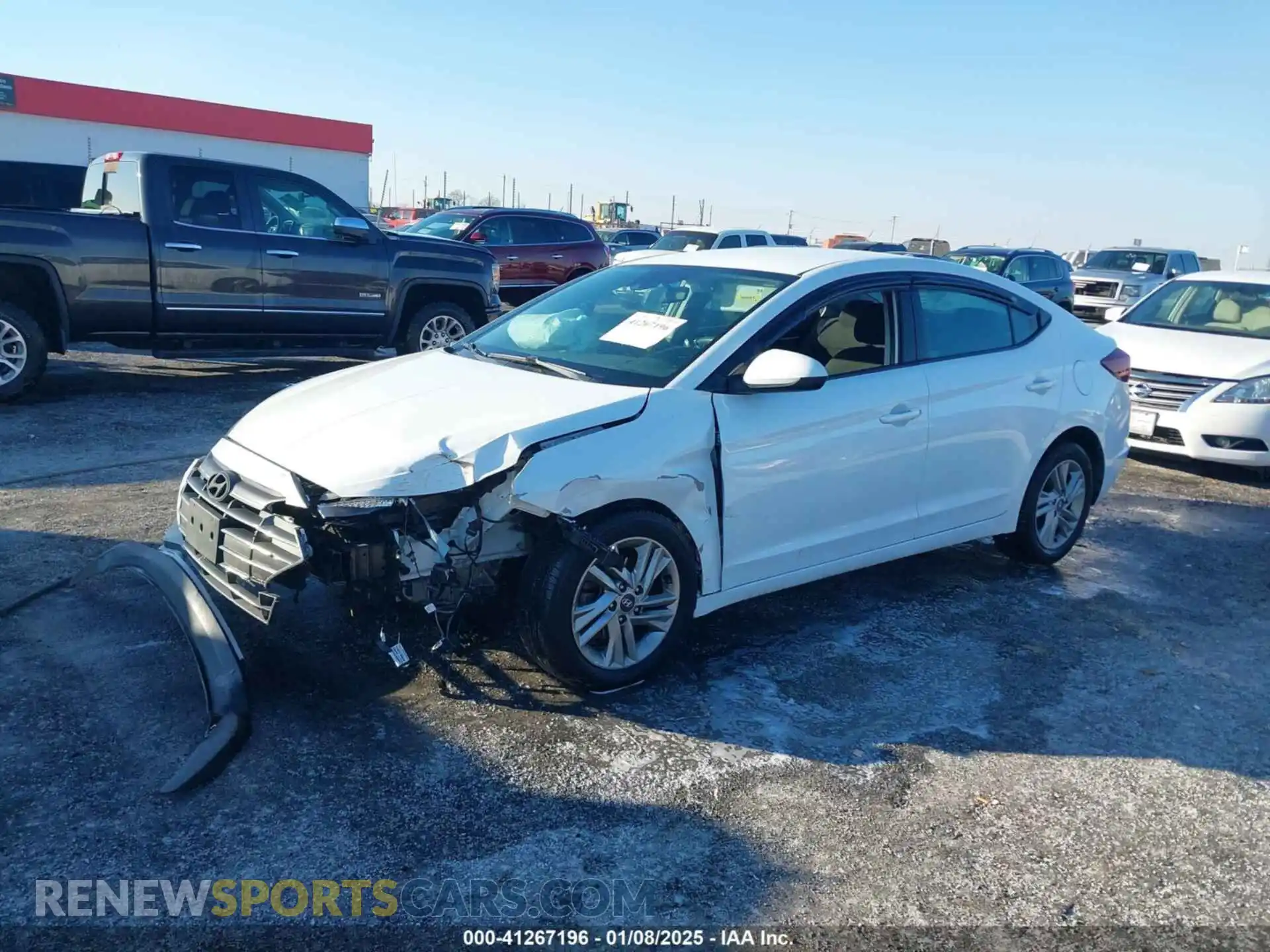 2 Photograph of a damaged car 5NPD84LF2LH594065 HYUNDAI ELANTRA 2020