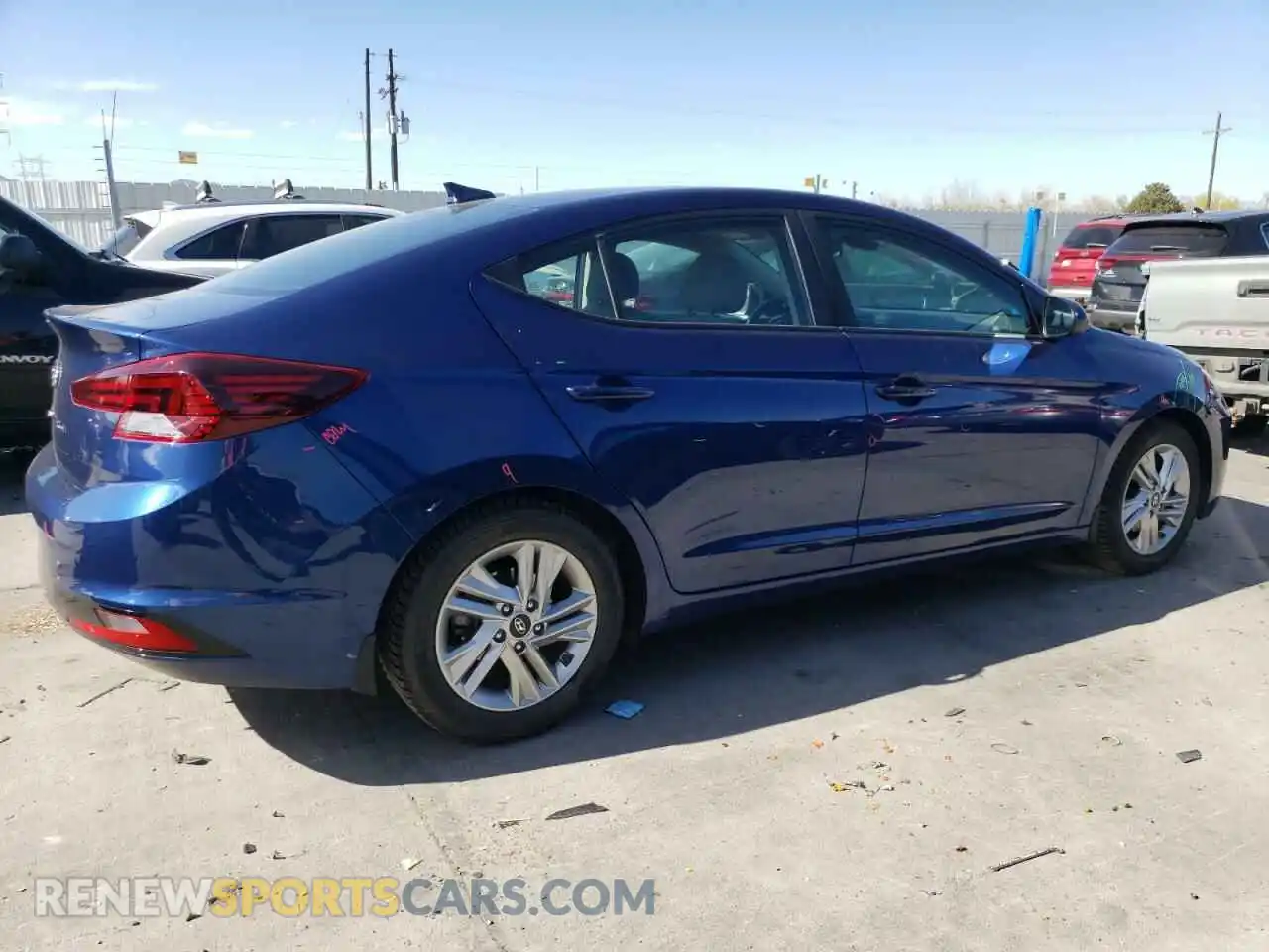 3 Photograph of a damaged car 5NPD84LF2LH595040 HYUNDAI ELANTRA 2020