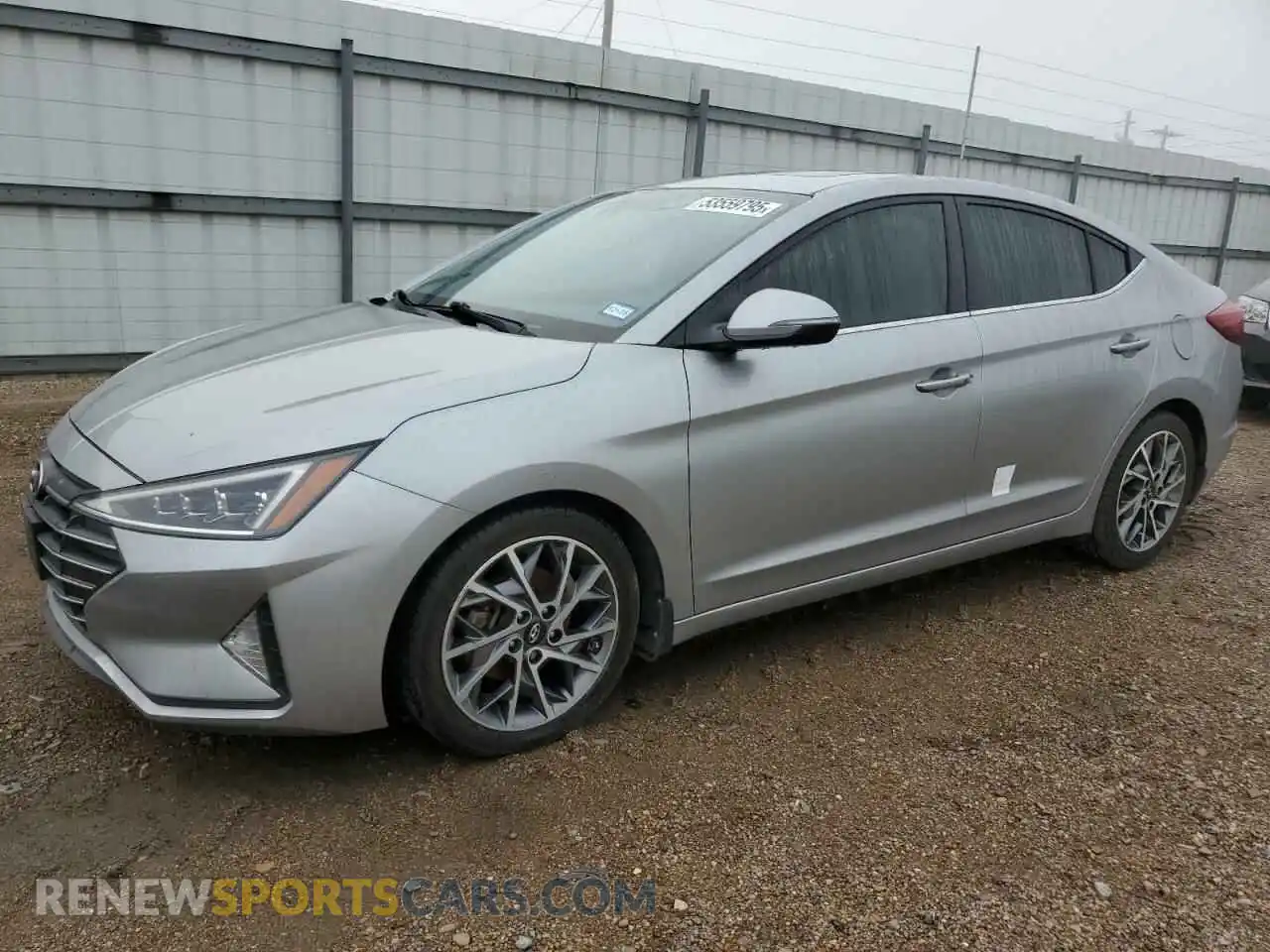 1 Photograph of a damaged car 5NPD84LF2LH606103 HYUNDAI ELANTRA 2020