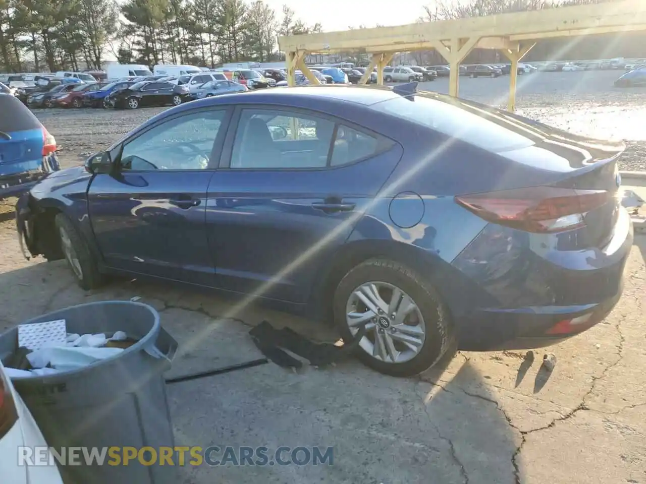 2 Photograph of a damaged car 5NPD84LF2LH630787 HYUNDAI ELANTRA 2020
