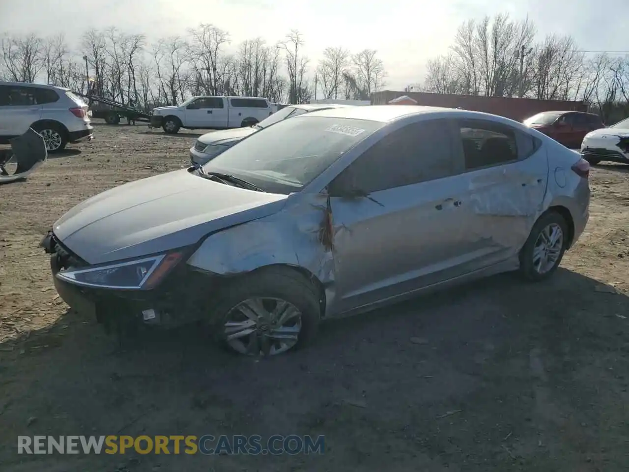 1 Photograph of a damaged car 5NPD84LF2LH631342 HYUNDAI ELANTRA 2020