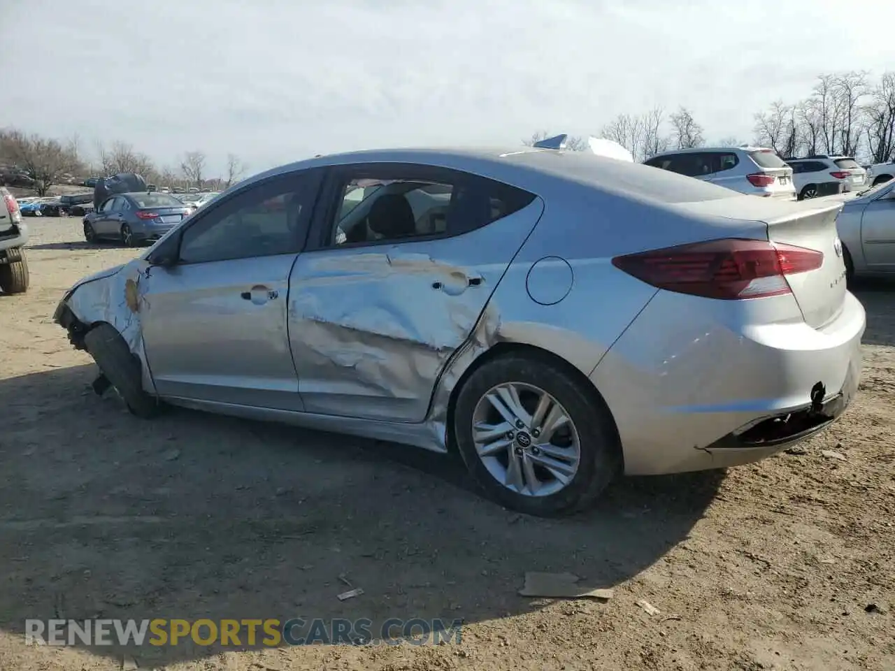 2 Photograph of a damaged car 5NPD84LF2LH631342 HYUNDAI ELANTRA 2020