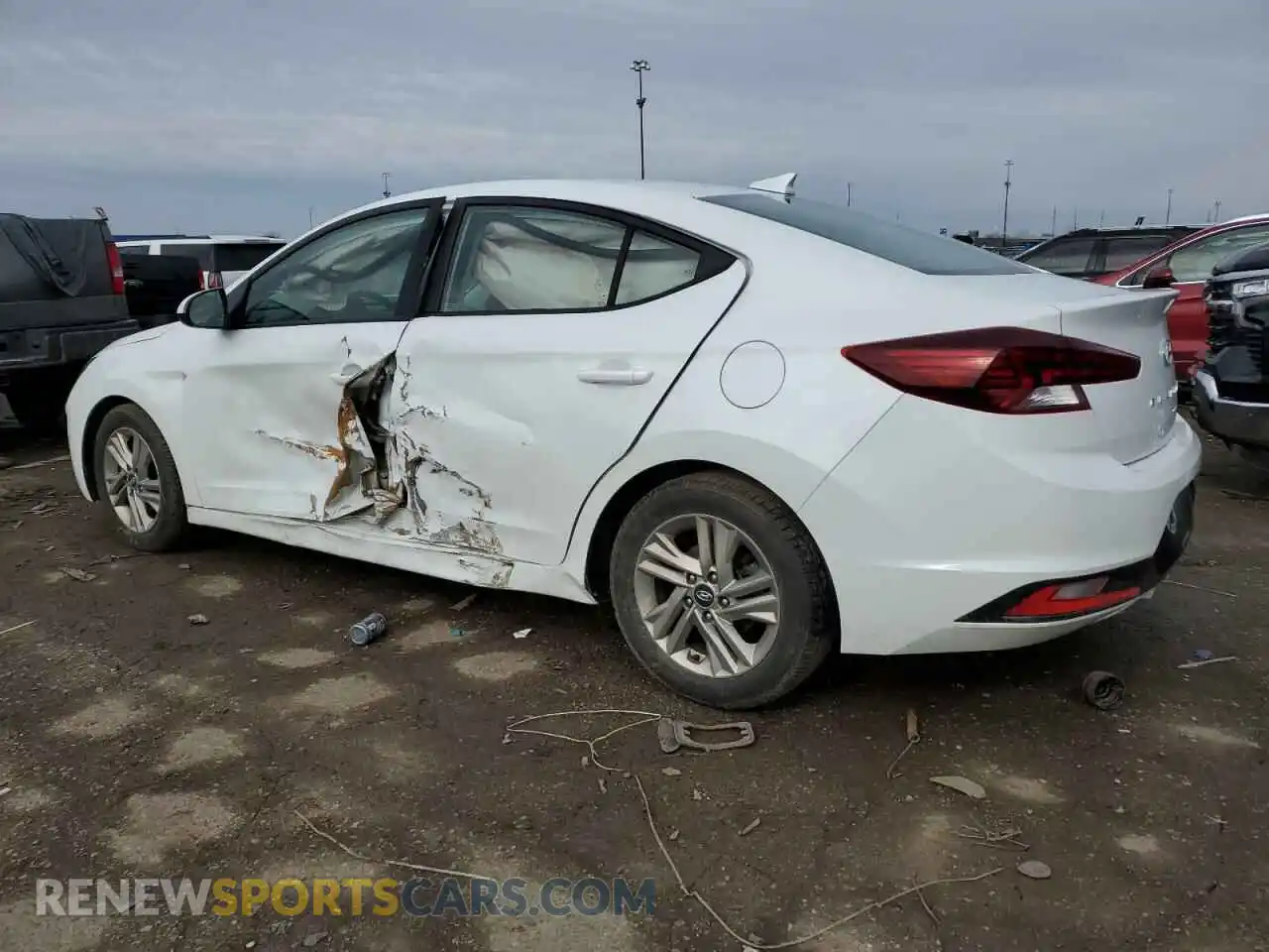 2 Photograph of a damaged car 5NPD84LF3LH503353 HYUNDAI ELANTRA 2020