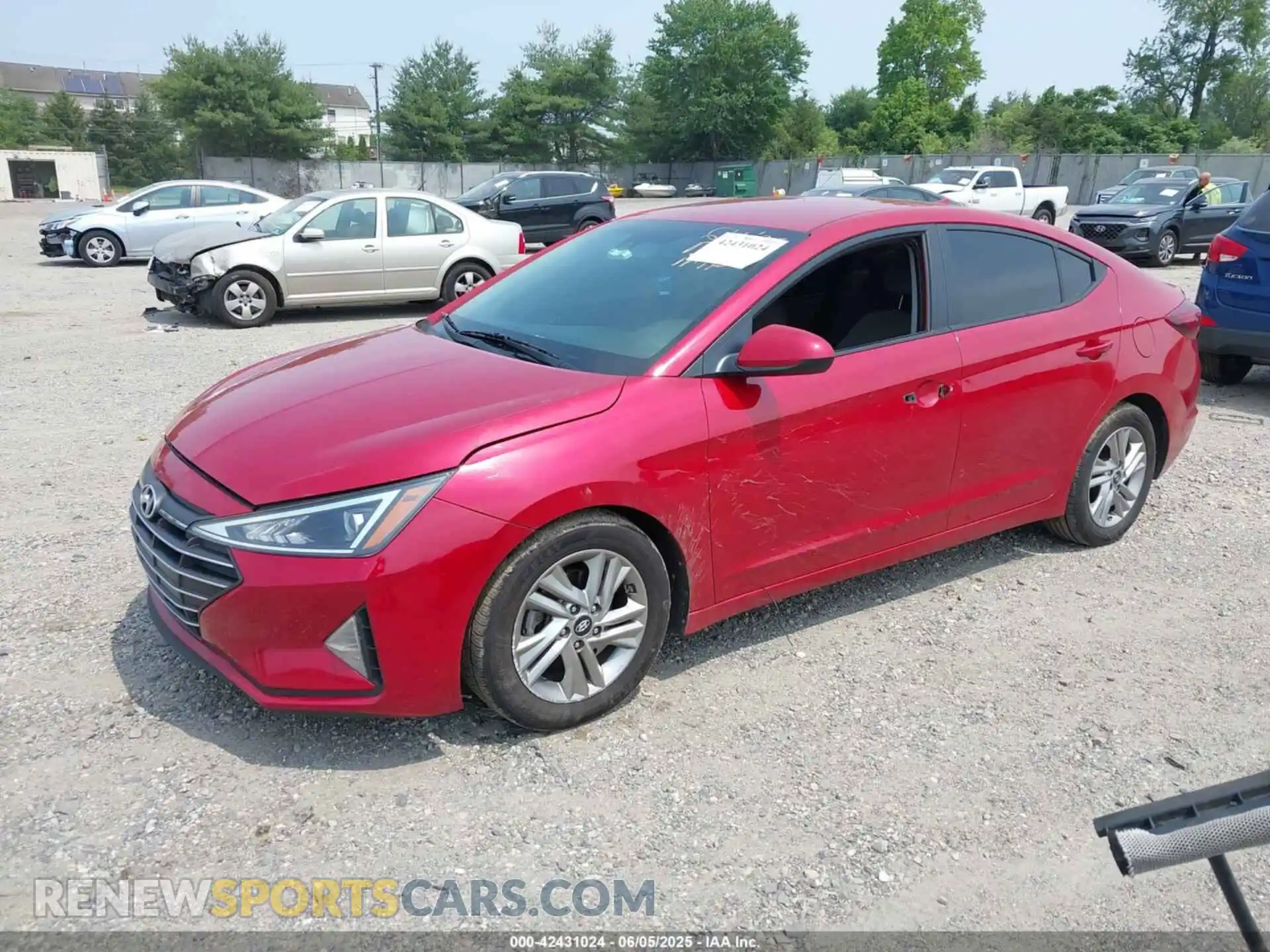 2 Photograph of a damaged car 5NPD84LF3LH531461 HYUNDAI ELANTRA 2020