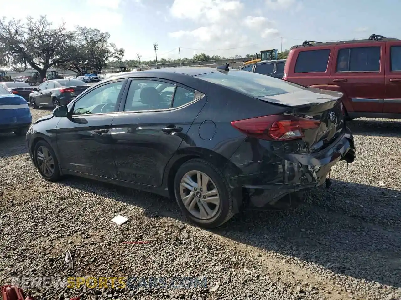 2 Photograph of a damaged car 5NPD84LF3LH532271 HYUNDAI ELANTRA 2020