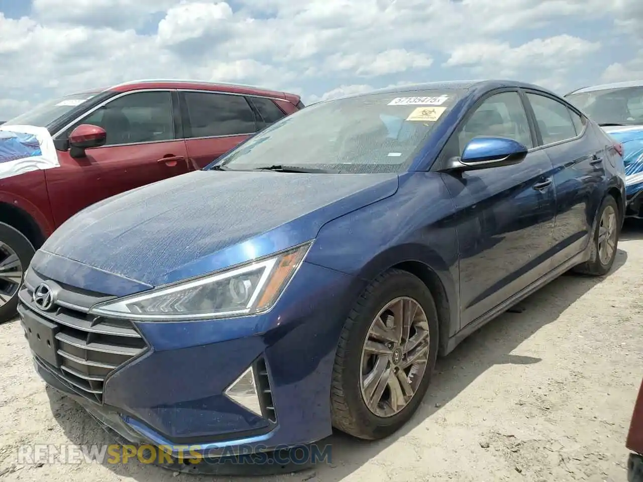 1 Photograph of a damaged car 5NPD84LF3LH565349 HYUNDAI ELANTRA 2020