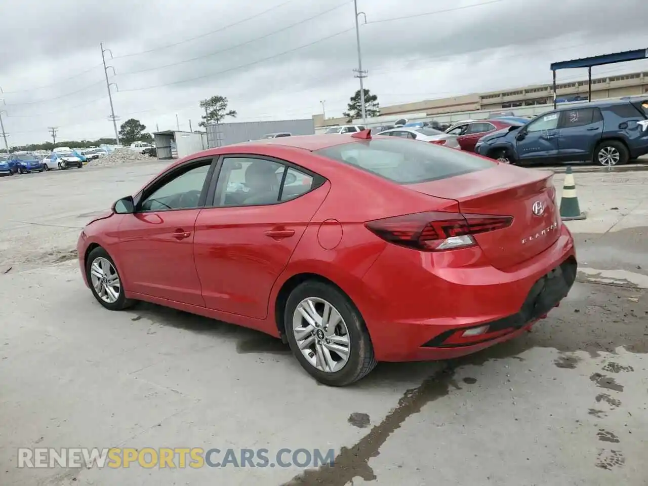 2 fotografías del automóvil dañado 5NPD84LF3LH569353 HYUNDAI ELANTRA 2020