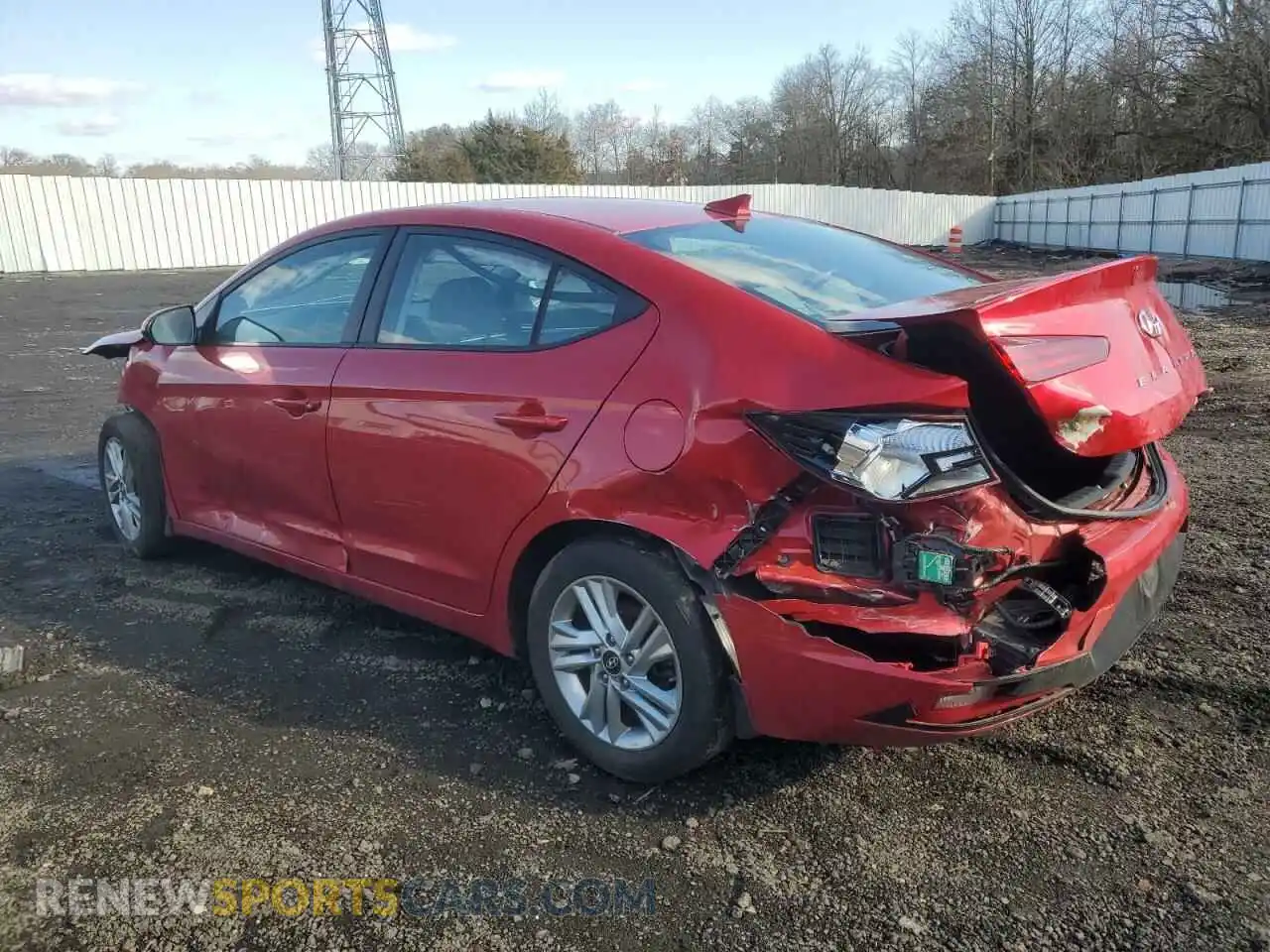 2 Photograph of a damaged car 5NPD84LF3LH598979 HYUNDAI ELANTRA 2020