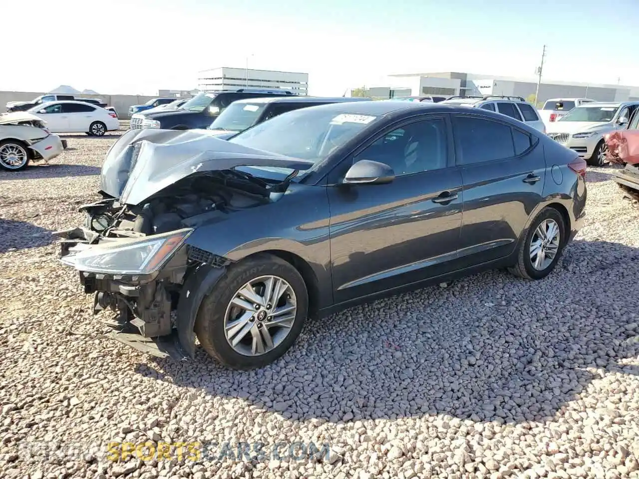 1 Photograph of a damaged car 5NPD84LF3LH606319 HYUNDAI ELANTRA 2020