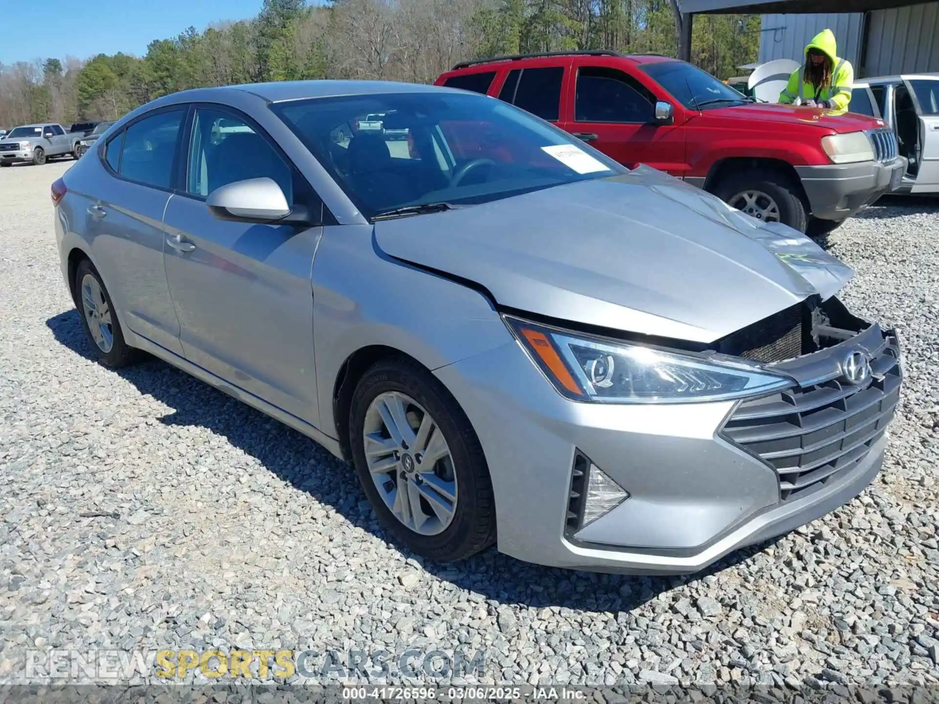 1 Photograph of a damaged car 5NPD84LF3LH607891 HYUNDAI ELANTRA 2020