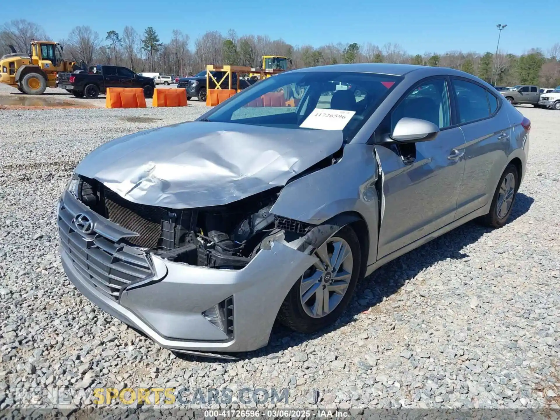 2 Photograph of a damaged car 5NPD84LF3LH607891 HYUNDAI ELANTRA 2020