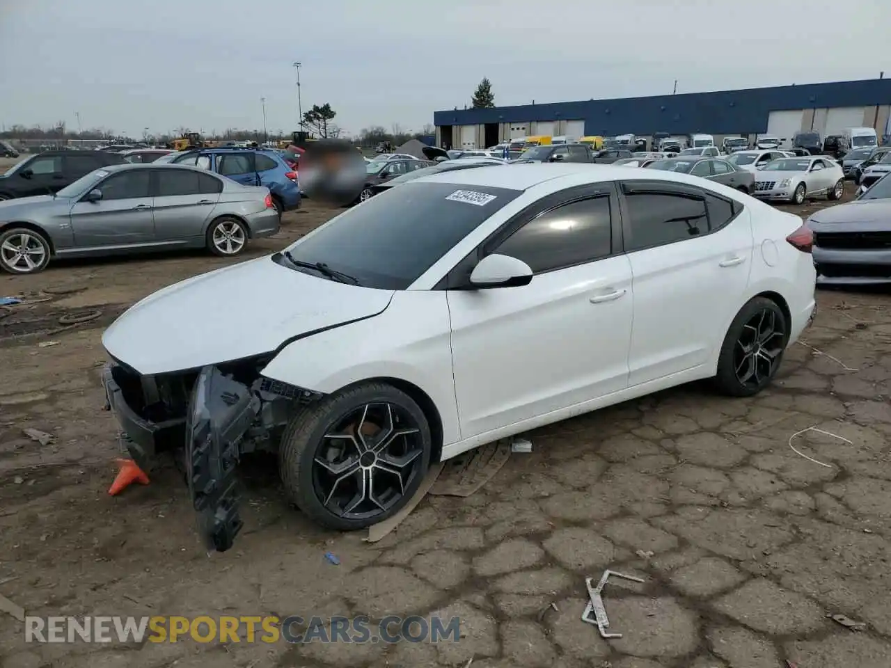 1 Photograph of a damaged car 5NPD84LF3LH633200 HYUNDAI ELANTRA 2020