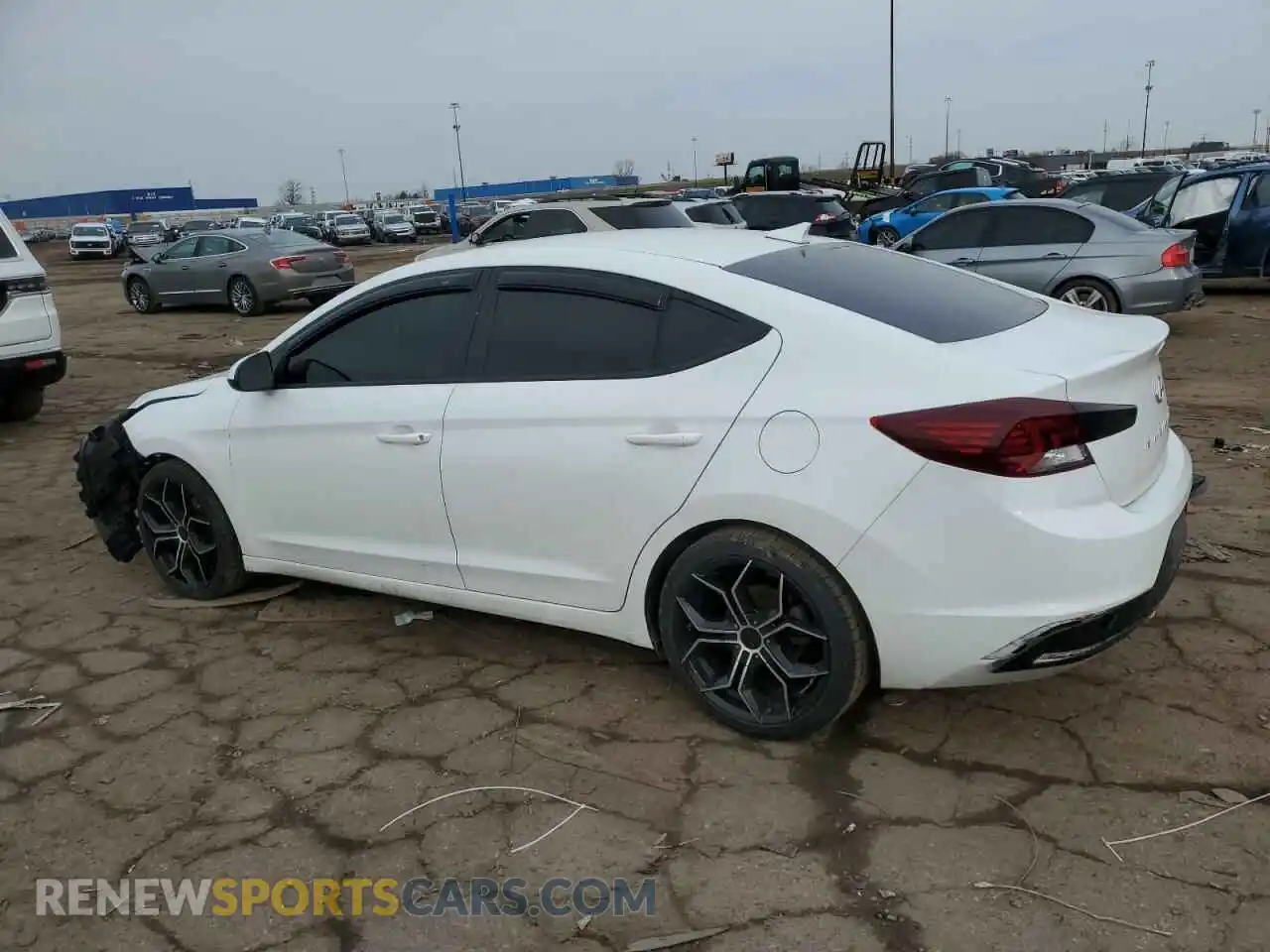 2 Photograph of a damaged car 5NPD84LF3LH633200 HYUNDAI ELANTRA 2020