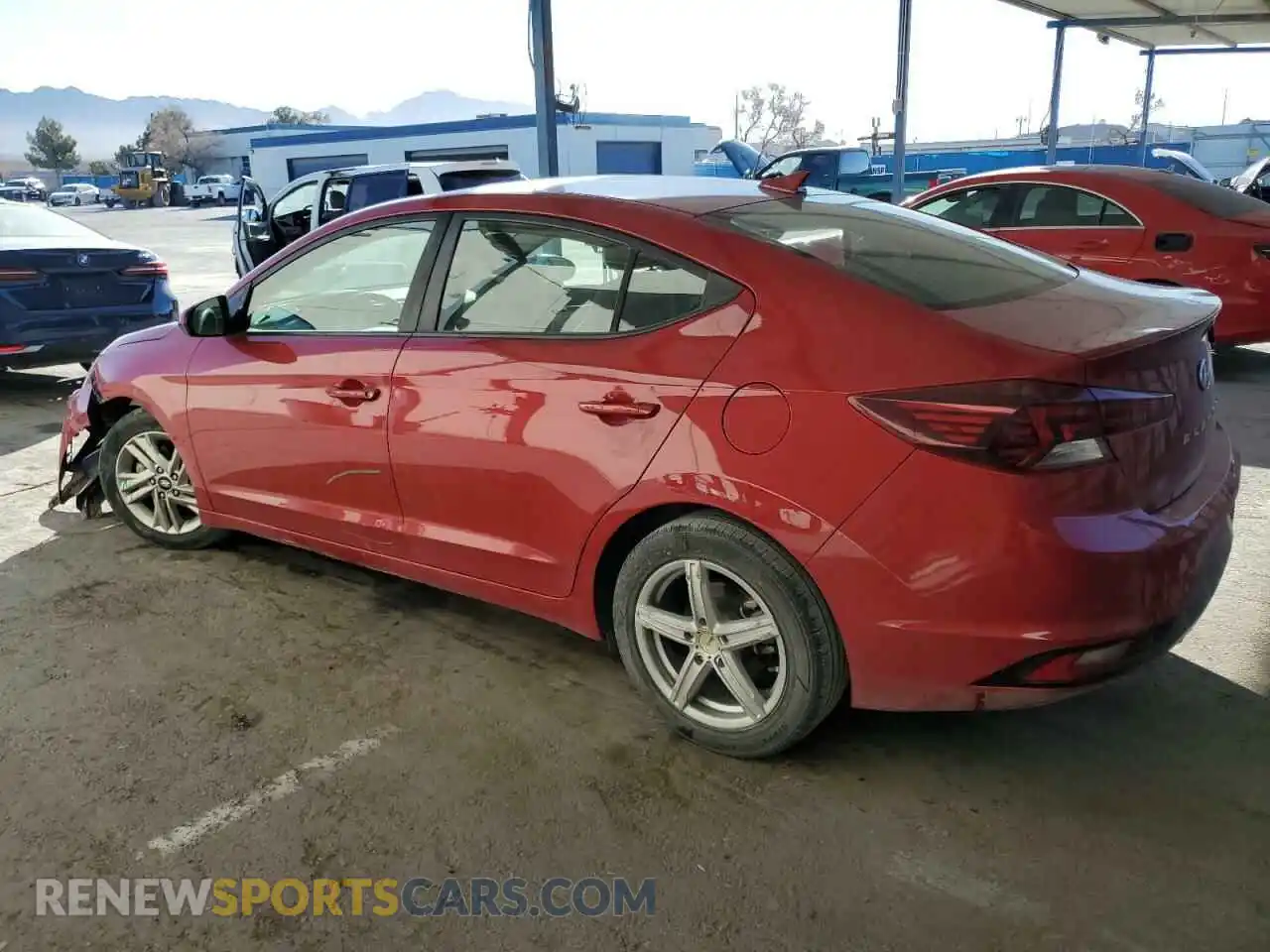 2 Photograph of a damaged car 5NPD84LF4LH493917 HYUNDAI ELANTRA 2020