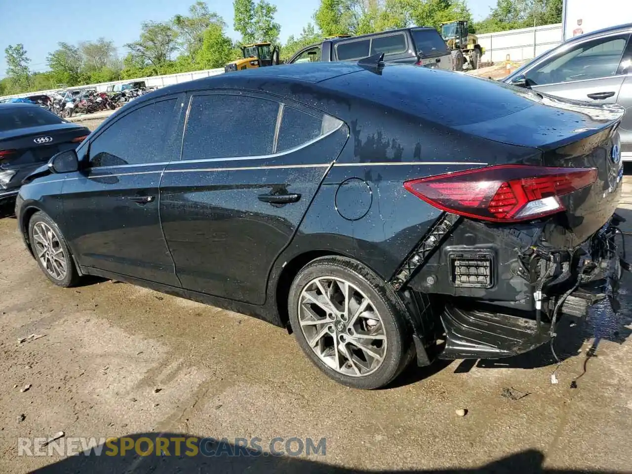 2 fotografías del automóvil dañado 5NPD84LF4LH524177 HYUNDAI ELANTRA 2020