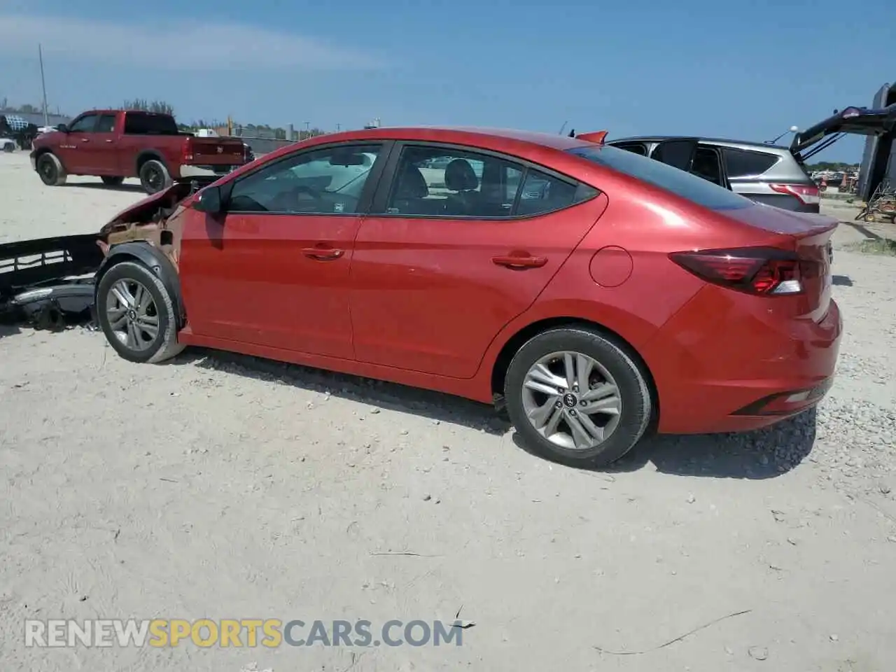 2 Photograph of a damaged car 5NPD84LF4LH533655 HYUNDAI ELANTRA 2020