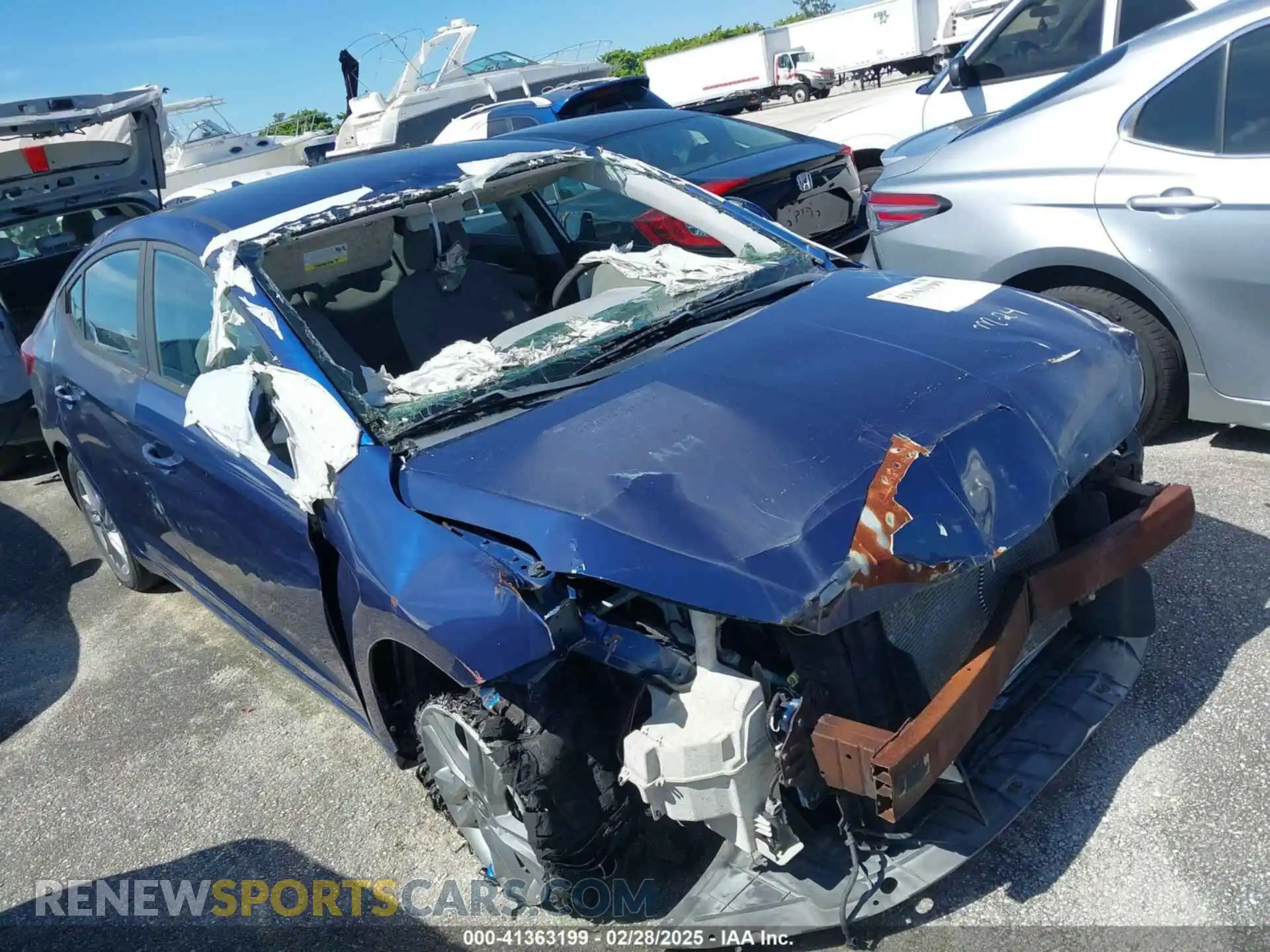 1 Photograph of a damaged car 5NPD84LF4LH567238 HYUNDAI ELANTRA 2020